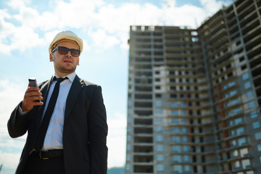 Construction Boss At Development Site original 398236